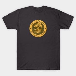 Hot Springs National Park Round Emblem T-Shirt